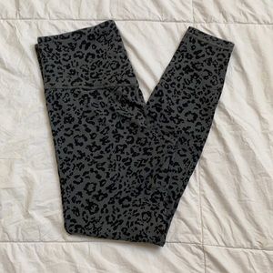 Leopard print “Elation” ultra high rise Athleta leggings